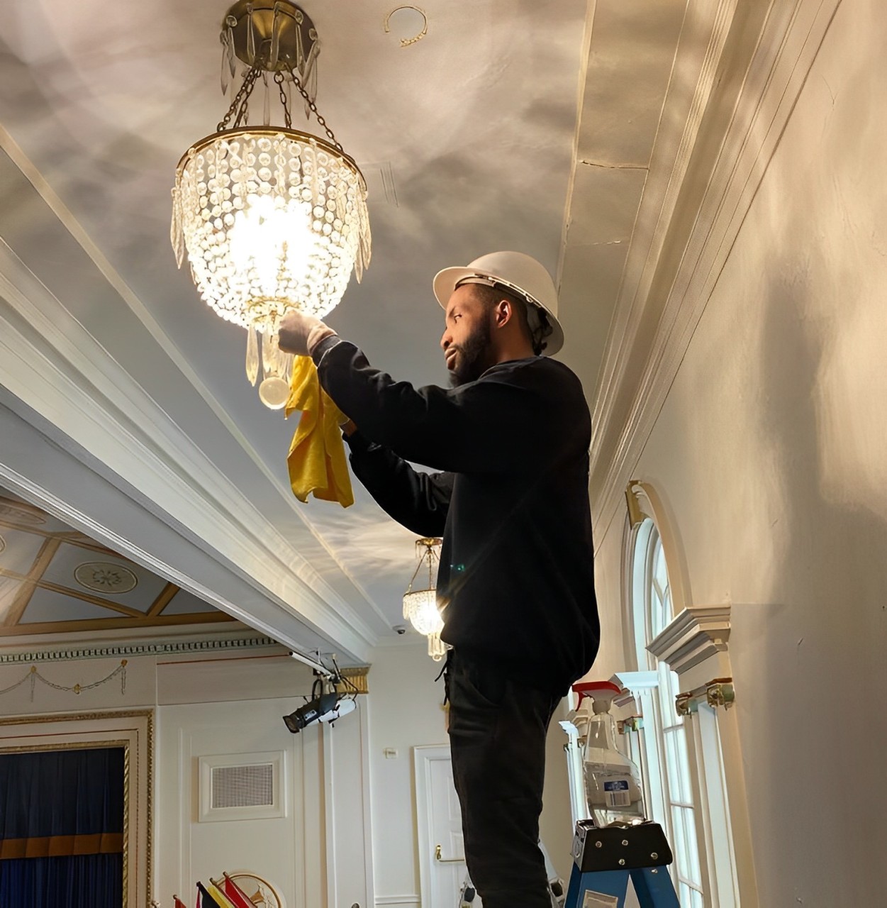 Chandelier Cleaning Service